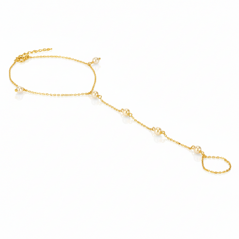 Gyra Silver Pearl Bracelets