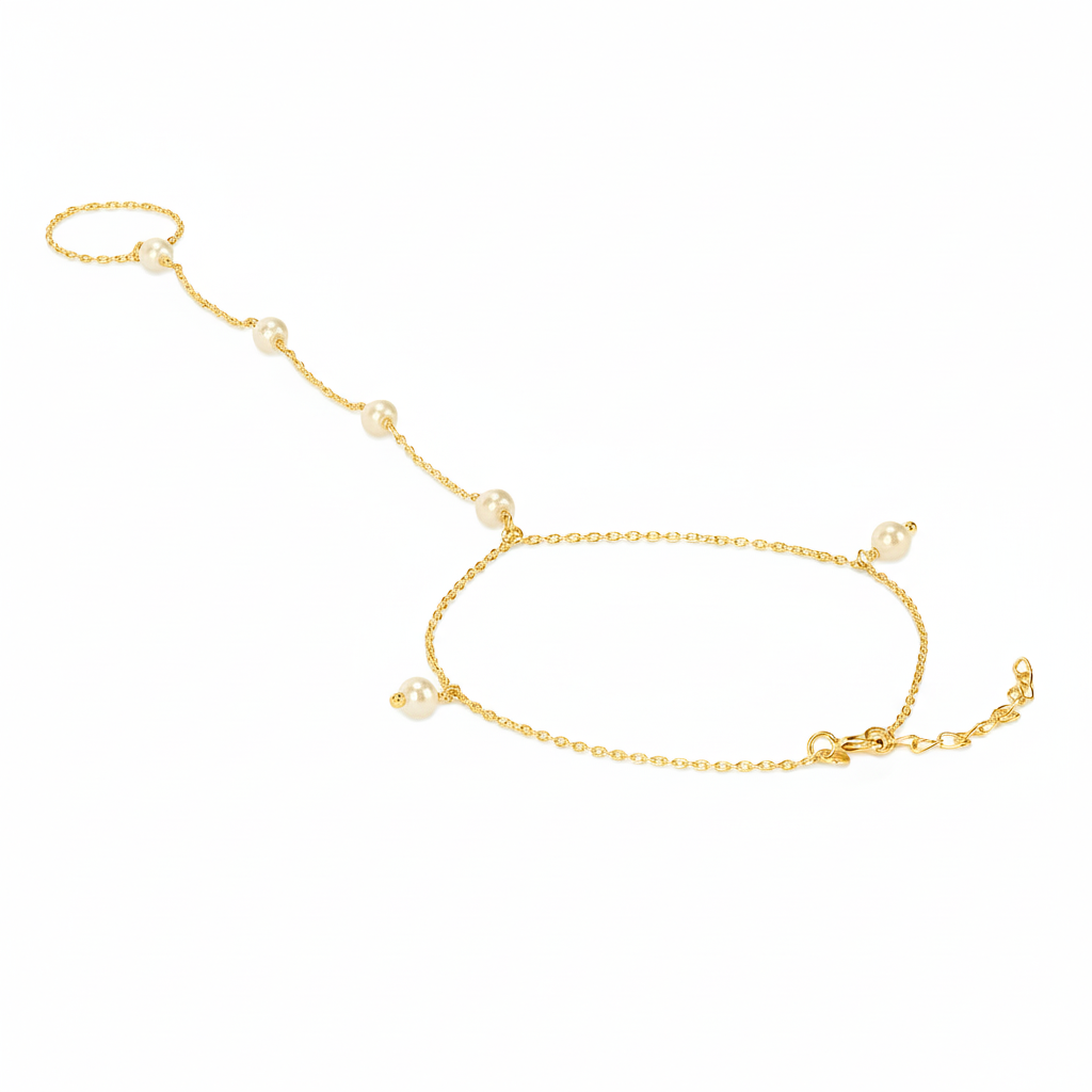 Gyra Silver Pearl Bracelets