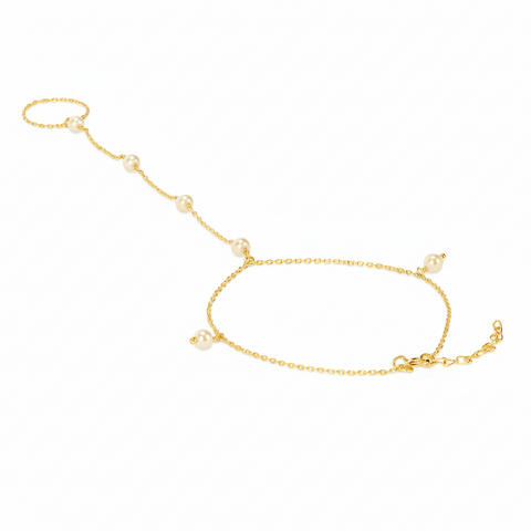 Gyra Silver Pearl Bracelets