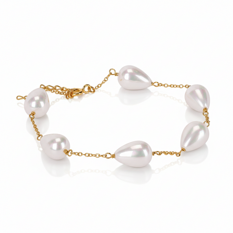 Fysa Silver Pearl Bracelets