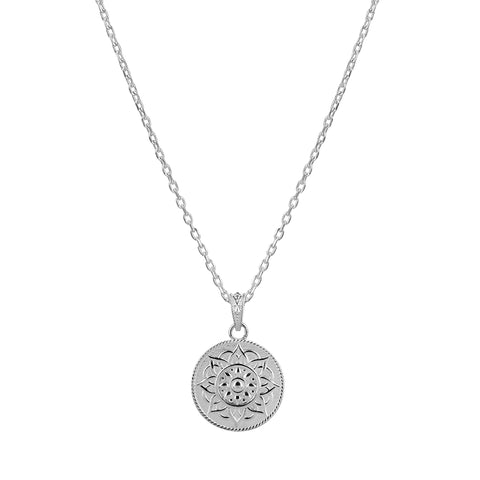 Ella Silver Mandala Pendant