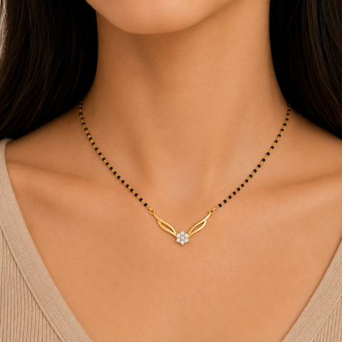 Asya Silver Mangalsutra