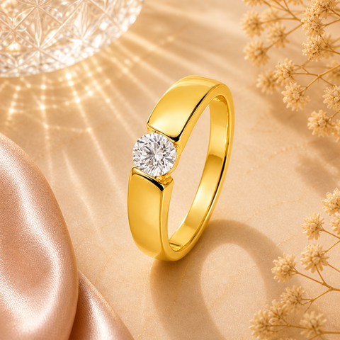 Anna Silver Diamond Adjustable Ring