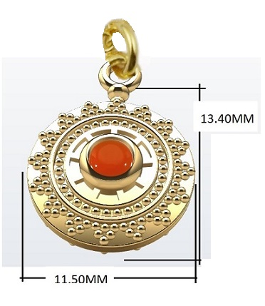 Mia Sterling Silver Rainbow Moonstone Pendant