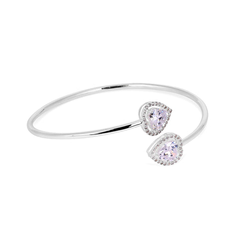 Zia Silver Zirconia Bangle