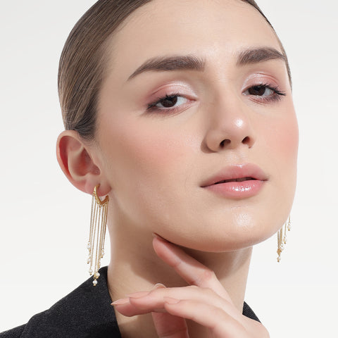 Kira Sterling Silver Elegant Huggies Earrings