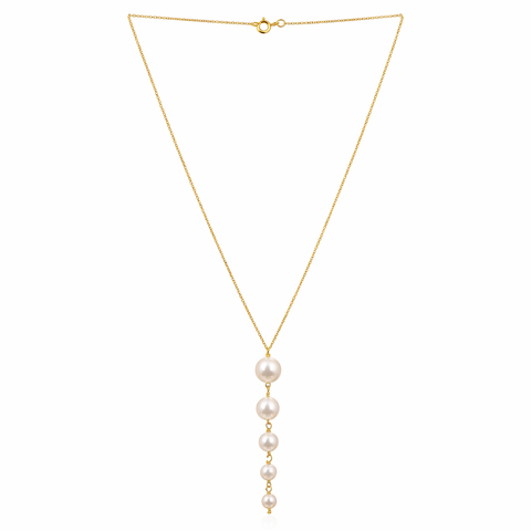 Oyra Silver Pearl Necklace