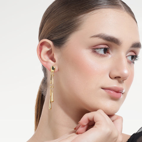 Myra Silver Drop Earrings