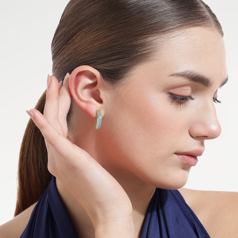 Lumi Sterling Silver Elegant Huggies Earrings