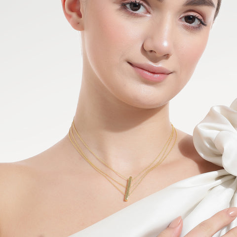Ria Silver Leyer Necklace
