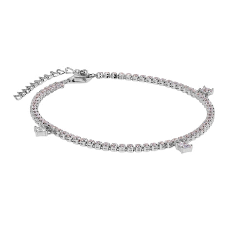 Alia Silver Zirconia Bracelets