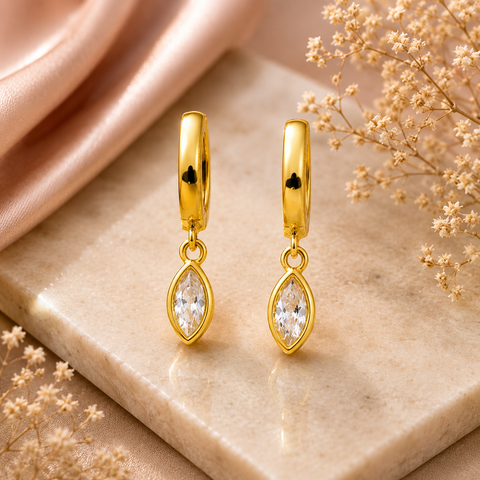 Ree Silver Zirconia Earrings