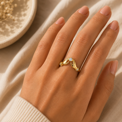 Alva Silver Adjustable Ring