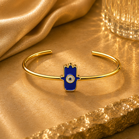 Woin Silver Evil Eye Bracelet