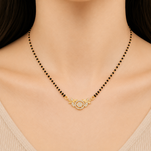 Oyra Silver Mangalsutra