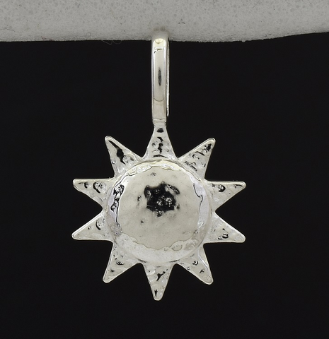 Anna Sterling Silver Sun Design Pendant