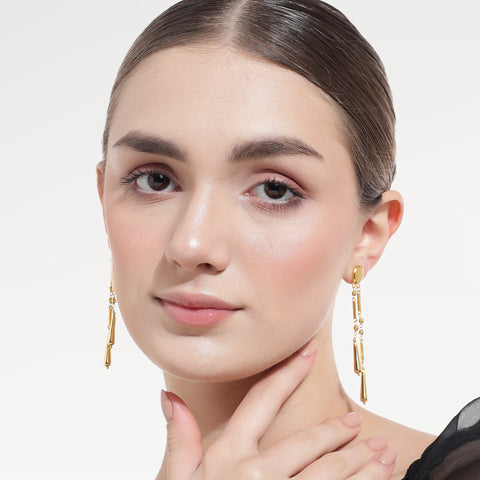 Myra Silver Drop Earrings