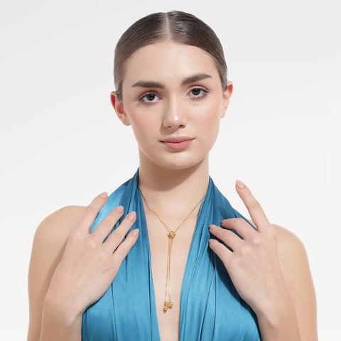 Orla Sterling Silver Elegant Slider Necklace