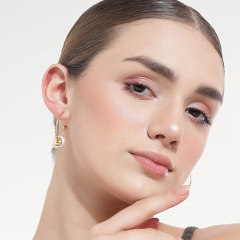 Juno Sterling Silver Elegant Huggies Earrings