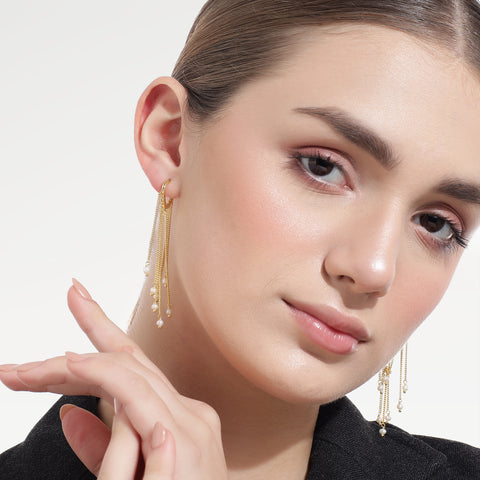 Kira Sterling Silver Elegant Huggies Earrings