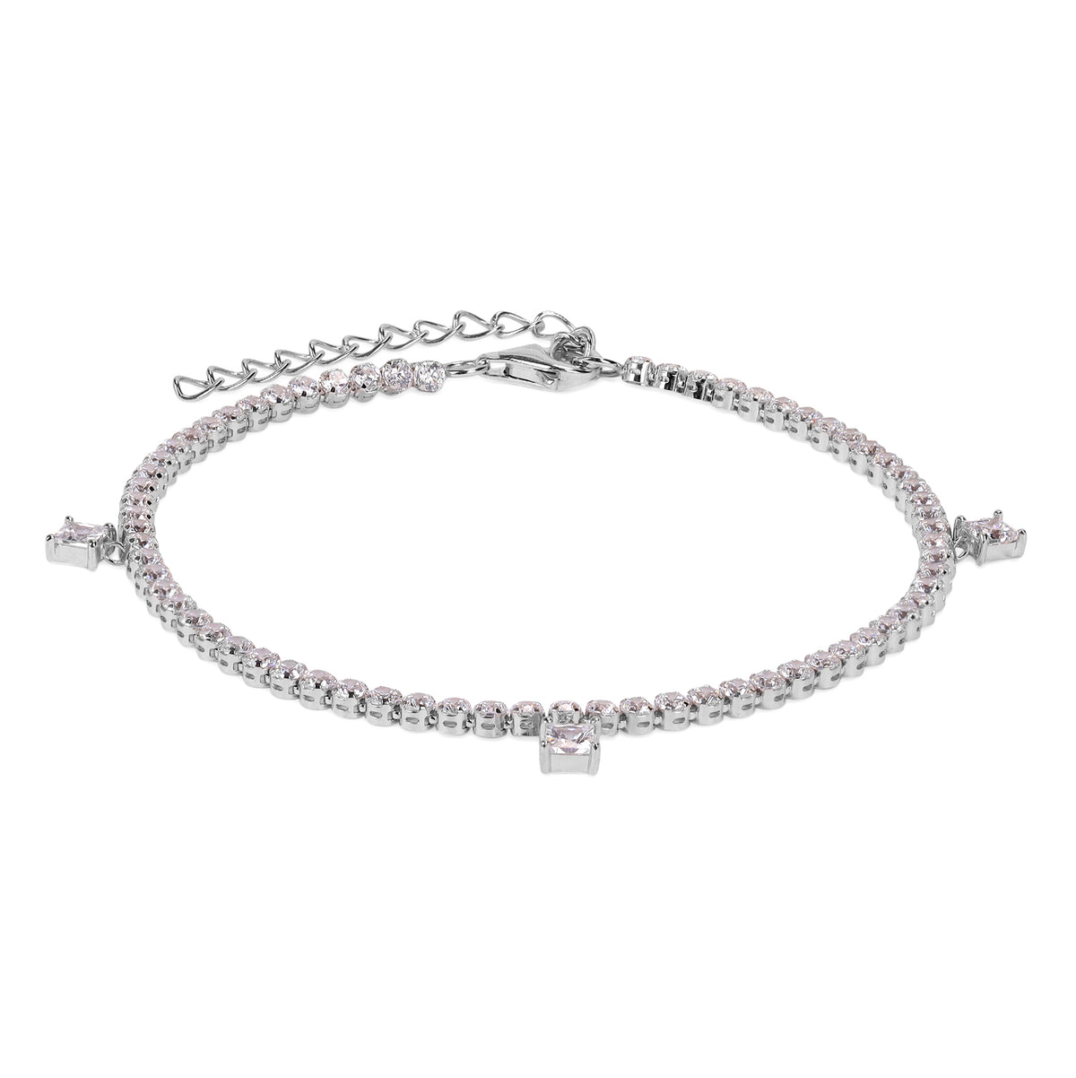 Alia Silver Zirconia Bracelets