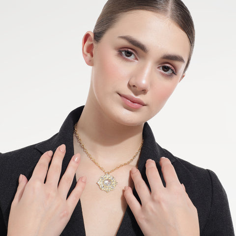 Amy Silver Zirconia Necklace