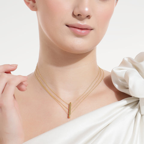 Ria Silver Leyer Necklace