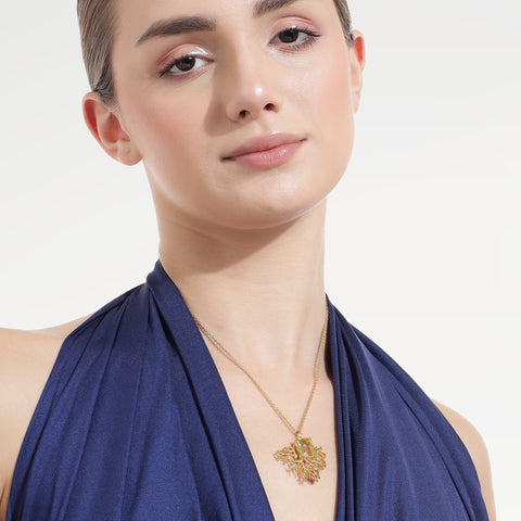 Lucy Silver Quartz Necklace
