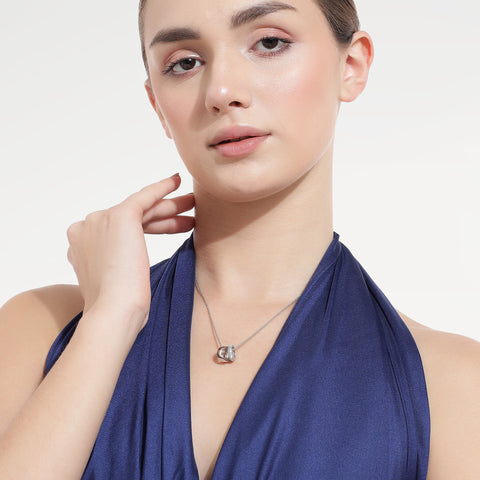 Ziva Silver Topaz Necklace