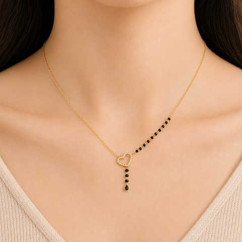 Deya Silver Mangalsutra