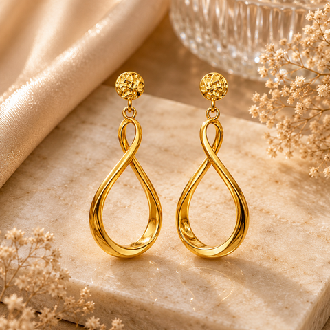 Asia Silver Dangle Earrings