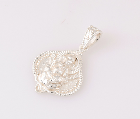 Lucy Sterling Silver Ganesh Pendant