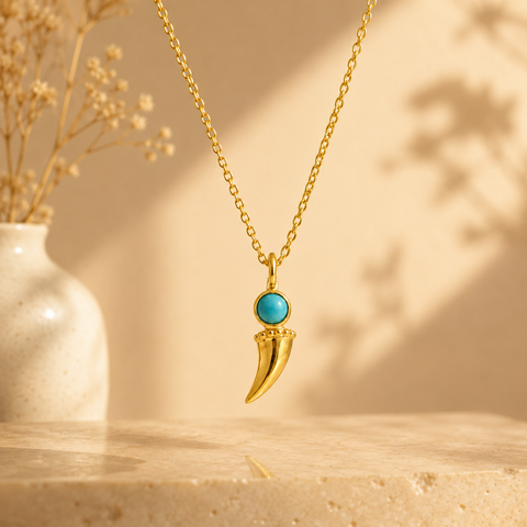 Mia Silver Magnesite Necklace