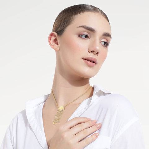 Demi Silver Tussle Necklace