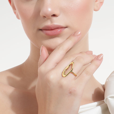 Ziva Sterling Silver Organic Ring