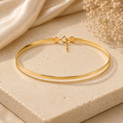 Aila Silver Anklet