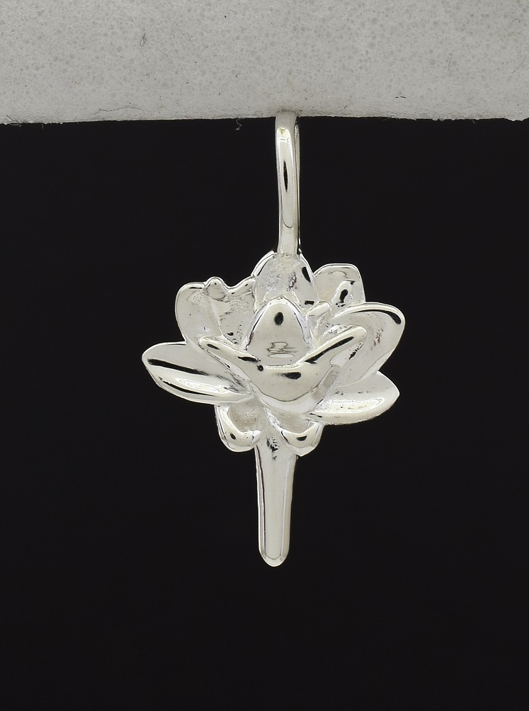 Lily Sterling Silver Lotus Pendant
