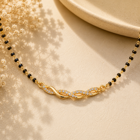 Celi Silver Mangalsutra