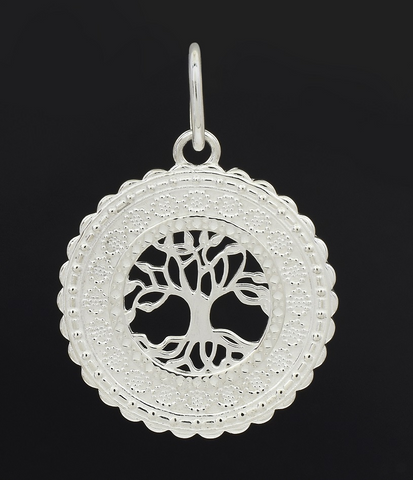 Lucy Sterling Silver Tree Pendant