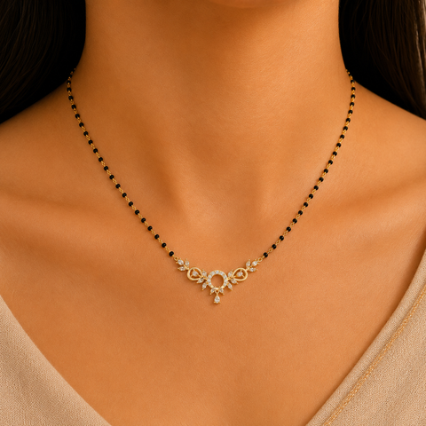 Yaya Silver Mangalsutra