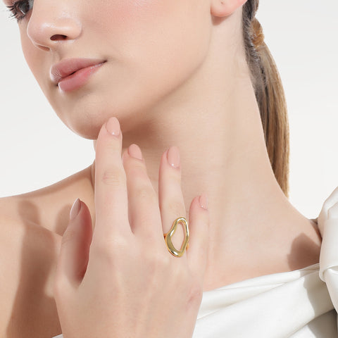 Ziva Sterling Silver Organic Ring