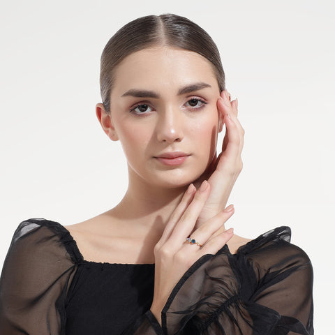 Tia Silver Adjustable Ring