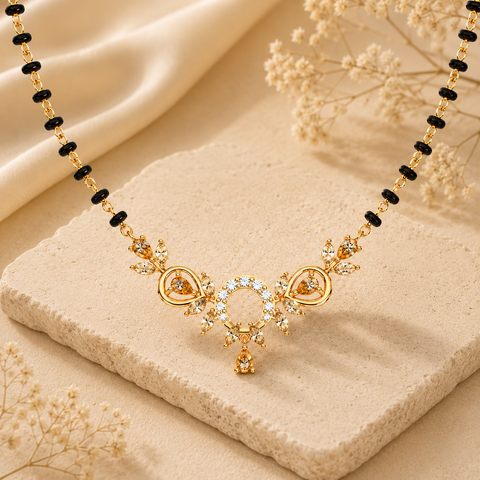 Yaya Silver Mangalsutra