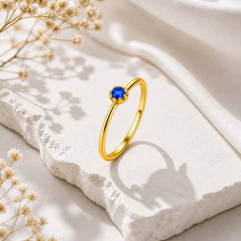 Mia Silver Apatite Adjustable Ring