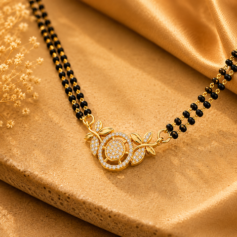 Oyra Silver Mangalsutra