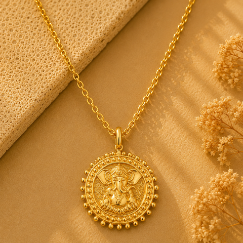 Remy Silver Ganesh Pendant