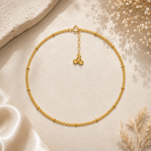 Rumi Silver Anklet