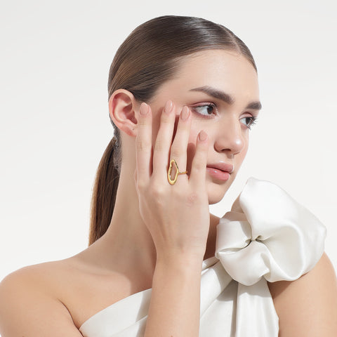 Ziva Sterling Silver Organic Ring