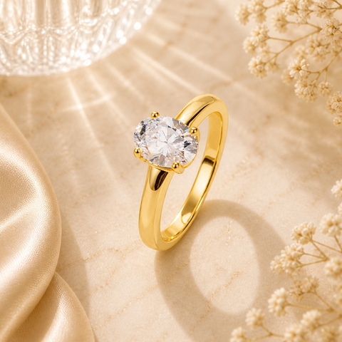 Rue Silver Diamond Adjustable Ring