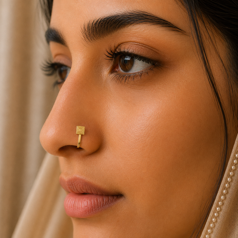 Jaba Silver Nose Pin